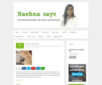 Rachnaparmar.com(Rachna Says) Screenshot