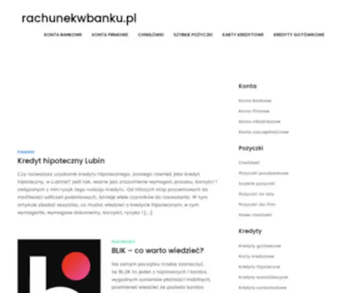 Rachunekwbanku.pl(Rachunekwbanku) Screenshot