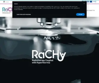 Rachy-Project.eu(Radiotherapy coupled with Hyperthermia) Screenshot