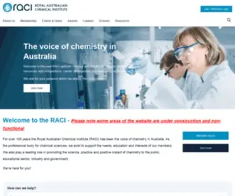 Raci.org.au(Raci) Screenshot