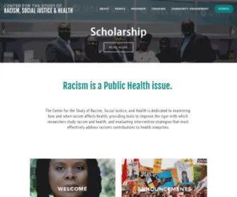 Racialhealthequity.org(Center for the Study of Racism) Screenshot