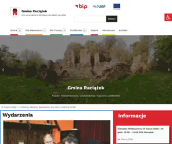 Raciazek.pl(Gmina Raciążek) Screenshot