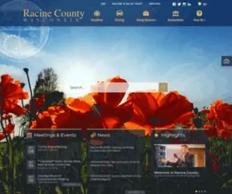 Racinecounty.com(Racine County) Screenshot