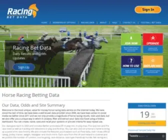 Racing-Bet-Data.com Screenshot