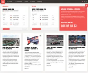 Racing-Statistics.com(F1 statistics) Screenshot