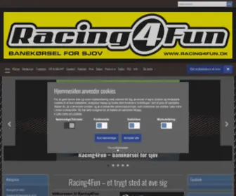 Racing4Fun.dk(Forside) Screenshot