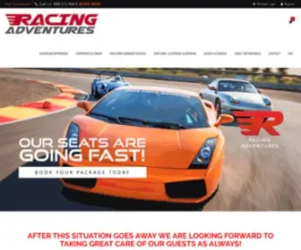 Racingadventures.com(Racing Adventures High Performance Racing Exotic Supercar Driving) Screenshot