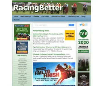 Racingbetter.co.uk Screenshot