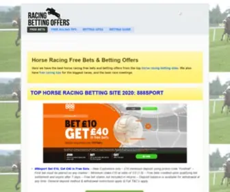 Racingbettingoffers.com Screenshot