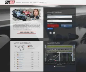 Racingboss.com(Formula Racing Manager Game) Screenshot