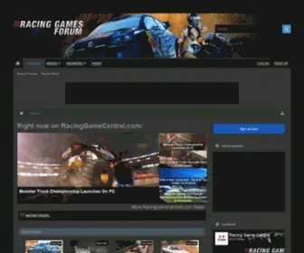 Racinggamesforum.com(Racing Games Forums) Screenshot