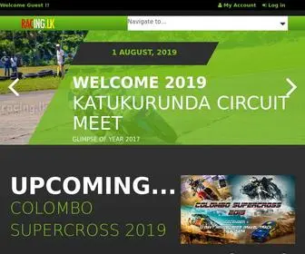 Racing.lk(Sri lanka number one racing web site) Screenshot