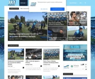 Racingmaniacos.com.ar(Racing Club hoy) Screenshot