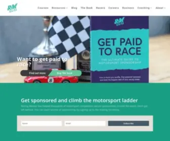 Racingmentor.com(Sponsorship mentoring) Screenshot