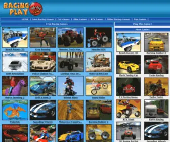 Racingplay.com(Free Racing Games) Screenshot