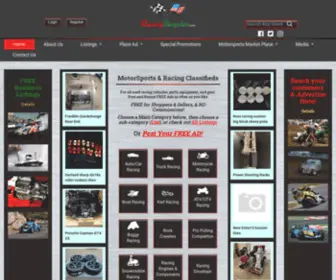 Racingrecycler.com(Used Racing Cars Engines Race Parts Equipment Junk For Sale) Screenshot