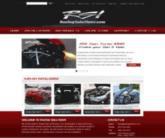 Racingsolutions.com(Racing Solutions) Screenshot