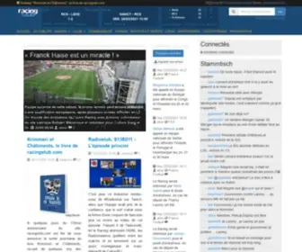 Racingstub.com(La communauté du Racing Club de Strasbourg vous fait vivre sa passion au jour le jour) Screenshot