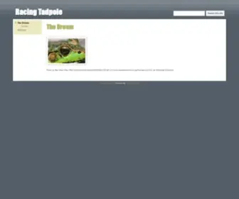 Racingtadpole.com(Racing Tadpole) Screenshot