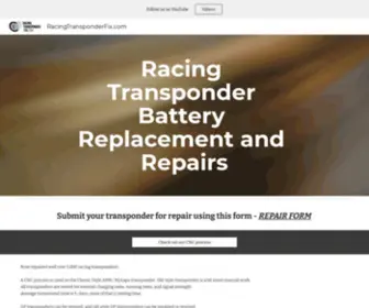 Racingtransponderfix.com(RacingTransponderFix) Screenshot