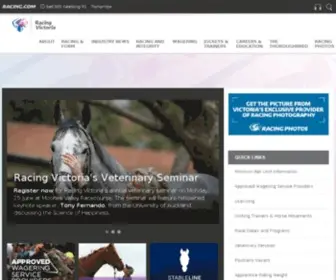 RacingVictoria.com.au Screenshot