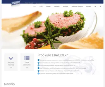 Raciola.cz(úvod) Screenshot