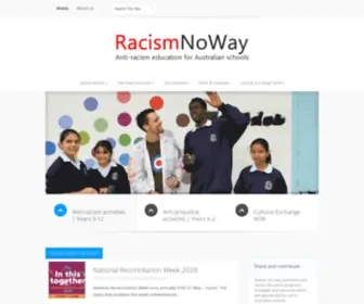 Racismnoway.com.au(Racism) Screenshot