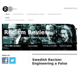 Racismreview.com(Racism Review) Screenshot