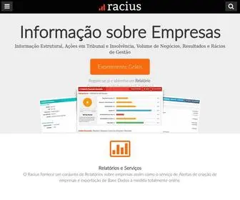Racius.com(Informação Empresarial) Screenshot