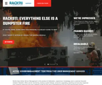 Rack911.com(Linux Server Management) Screenshot