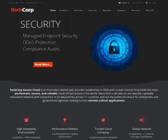 Rackcorp.com(Mission Critical Virtual Servers) Screenshot