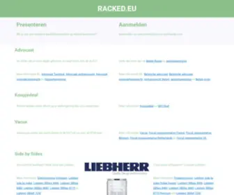 Racked.eu(Home) Screenshot