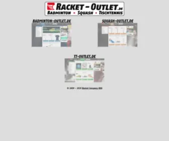 Racket-Outlet.de(Badminton Online Shop) Screenshot