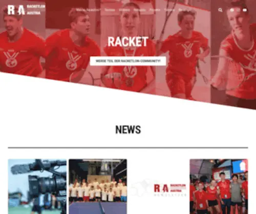 Racketlon.at(Racketlon Federation Austria) Screenshot