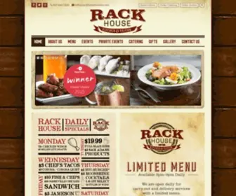 Rackhousetavern.com(Rack House Kitchen & Tavern) Screenshot