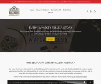 Rackhousewhiskeyclub.com(RackHouse & Drink With Us) Screenshot