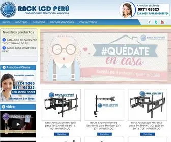 RacklCDperu.com(Rack LCD Perú) Screenshot