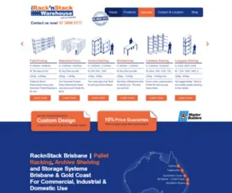 Racknstack.net(Modular Storage Systems) Screenshot