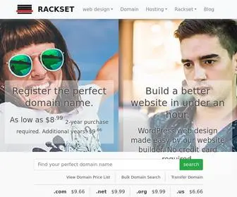 Rackset.com(Website hosting) Screenshot