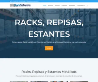 Racksistemas.cl(Estanterías Metálicas) Screenshot