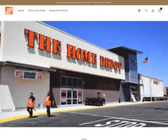 Rackways.com(The Home Depot ®) Screenshot