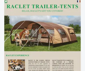 Raclet.fr(Raclet Trailer Tents) Screenshot