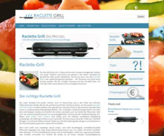 Raclette-Grill.net(Testberichte, Rezepte und Tipps) Screenshot