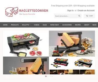 Raclettecorner.com(The only store in the US dedicated to Raclette) Screenshot