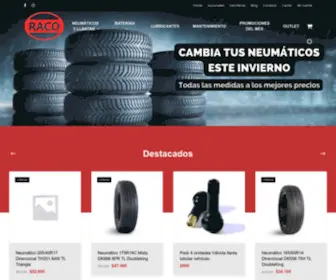 Raco.cl(Importadora de Neumáticos y Repuestos) Screenshot