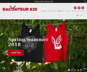 Raconteurkid.com(Raconteur Kid) Screenshot