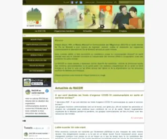 Racorsm.org(Accueil) Screenshot