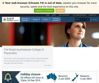 Racp.edu.au(RACP Four Column Grid with Links Four Column Grid with Links) Screenshot