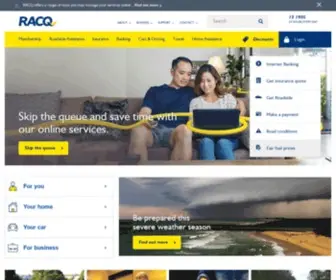 Racq.com(Roadside Assistance) Screenshot