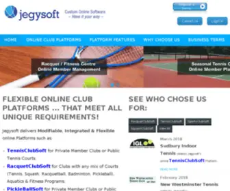 Racquetclubsoft.com(Jegysoft Inc) Screenshot